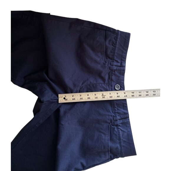 Coral Bay Petite 12P Navy Blue Capri Pants With Stretch Waistband Everyday Capri - Picture 5 of 6